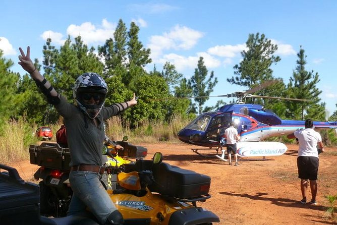ATV Quad Bike and Helicopter Adventure Tour to Remote Village (Departs Nadi)