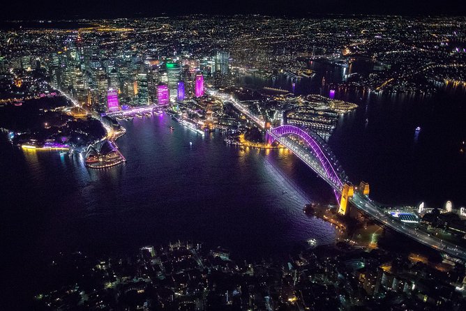 Autogyro flight Fly by Night: Private Sydney Harbour Helicopter Tour From: €636.38