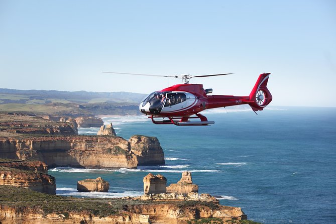Autogyro flight Helicopter Flight + Seafood Dining Private Luxury Great Ocean Road Tour From: €687.69