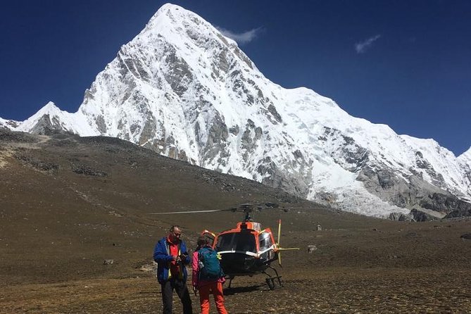 Landing Everest base camp by Helicopter from Kathmandu