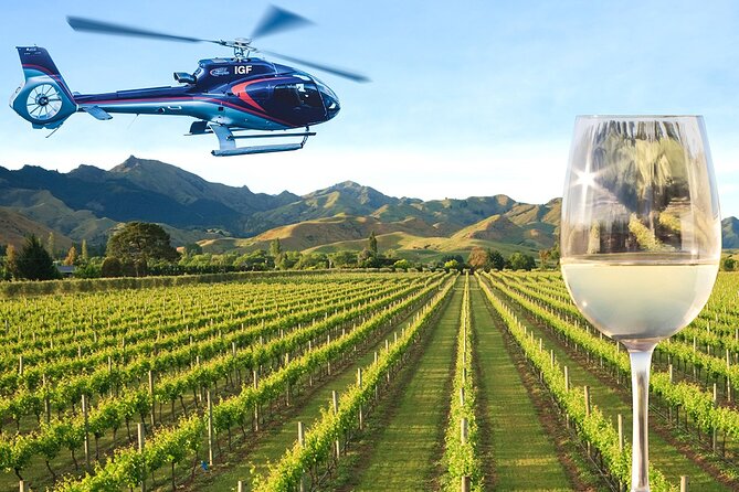 North Canterbury Winery Tour by Helicopter from Christchurch