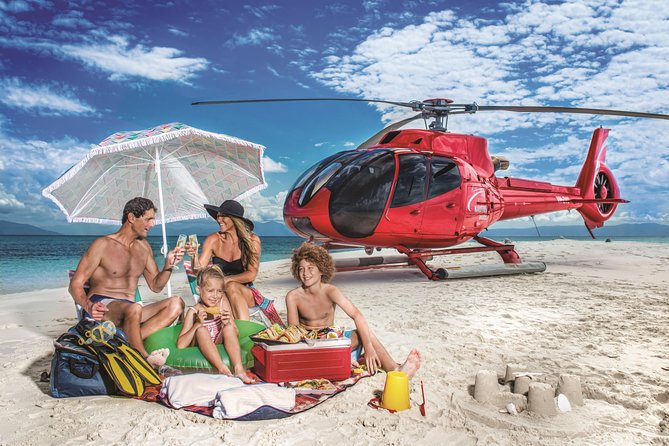 Autogyro flight Private Helicopter Tour: Reef Island Snorkeling and Gourmet Picnic Lunch From: €563.56